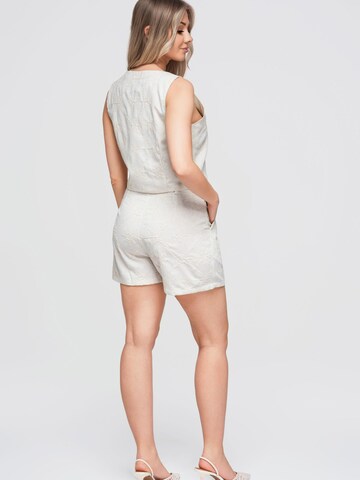 Ombre Weste‌‌‌ in Beige