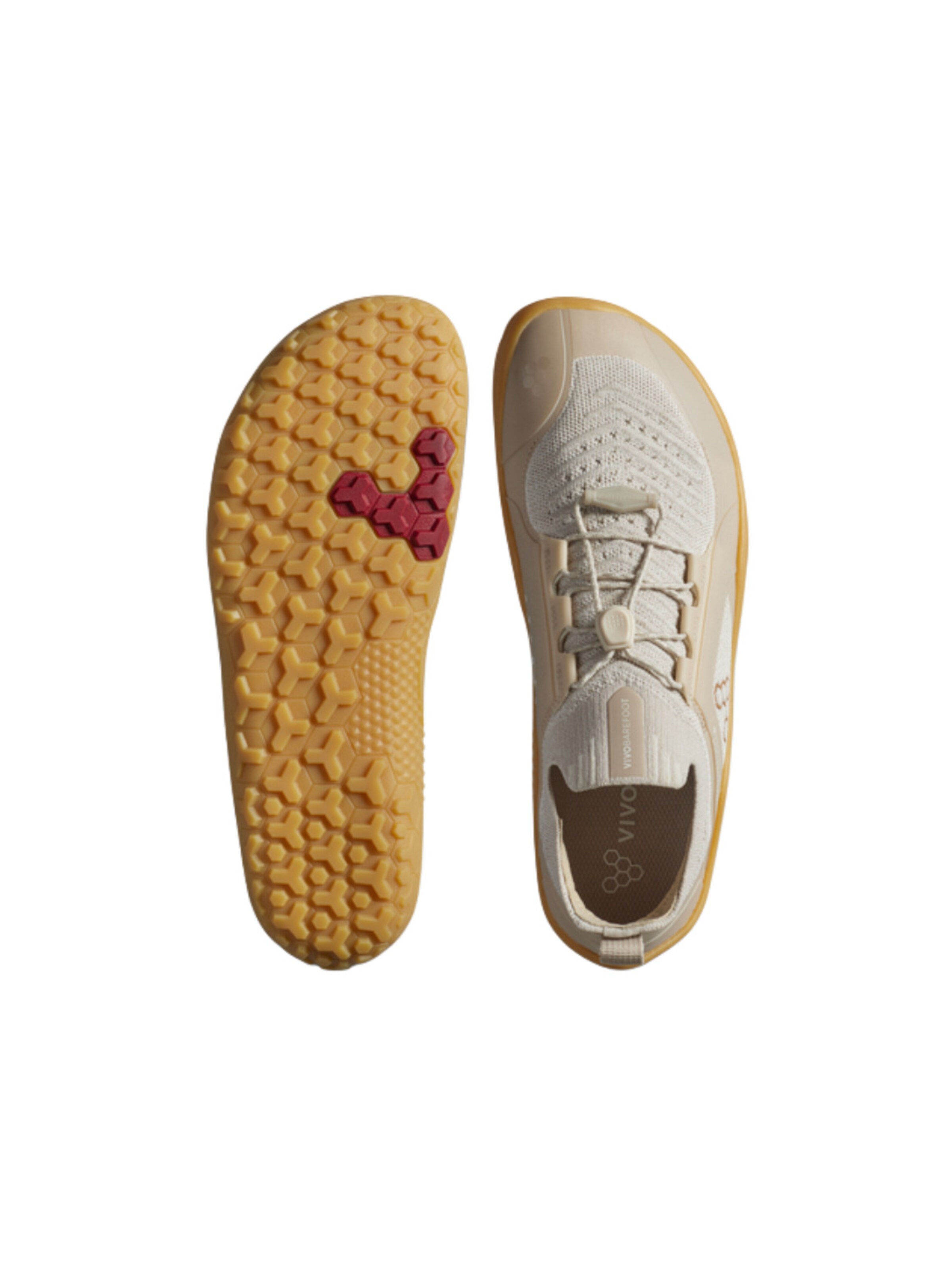 Chaussure basse 'PRIMUS TRAIL KNIT FG' Vivo Barefoot en beige