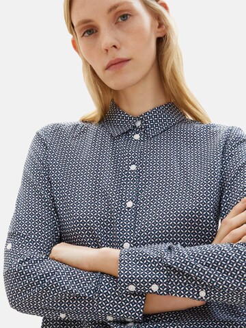 TOM TAILOR Blouse in Blue