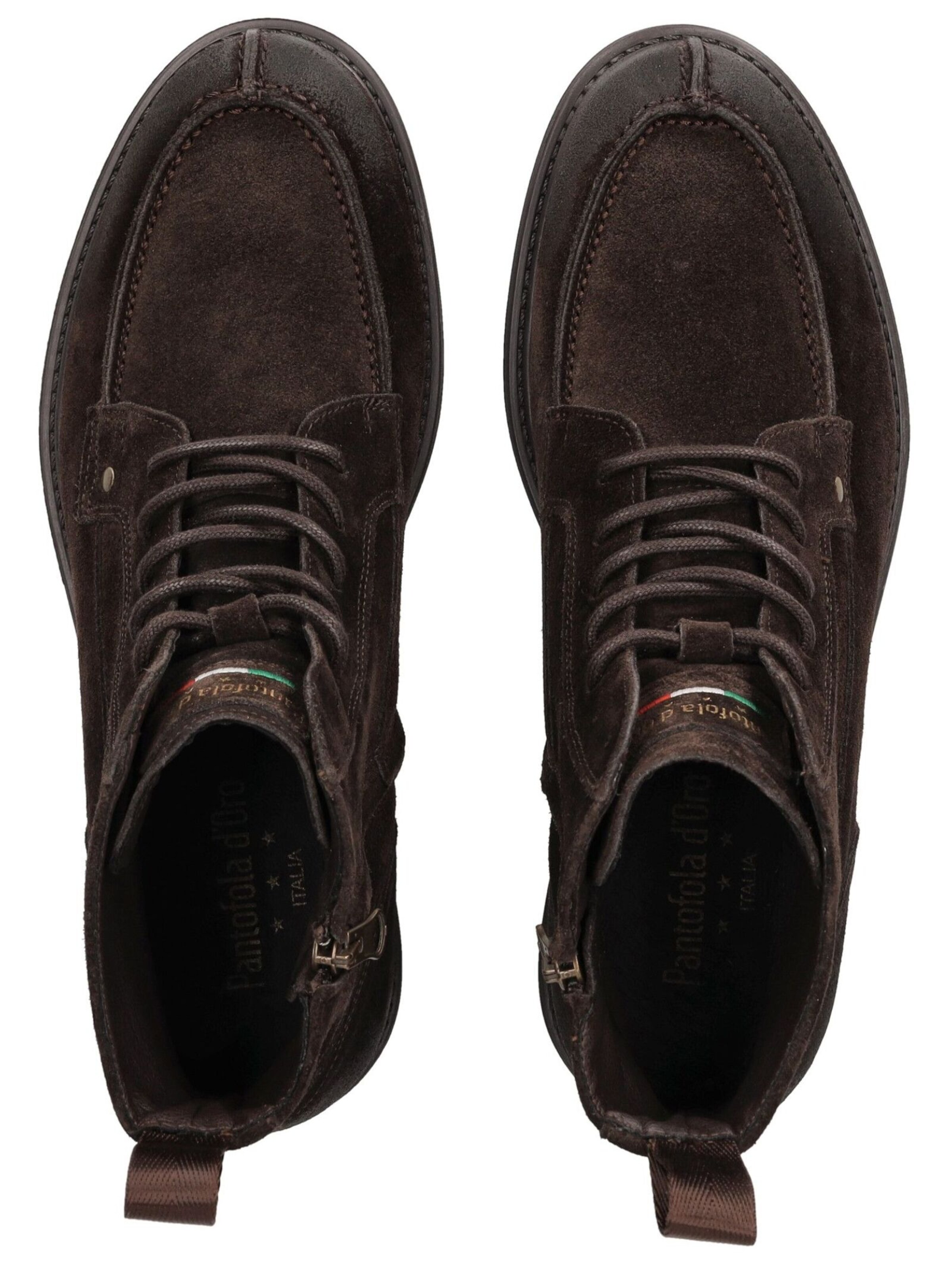 Bottes à lacets PANTOFOLA D'ORO en marron