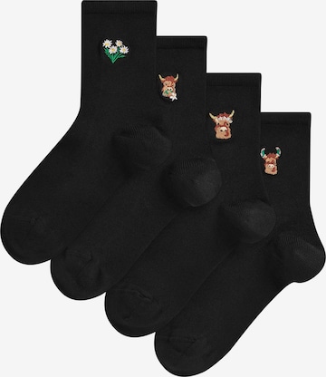 juoda Next Kojinės: priekis