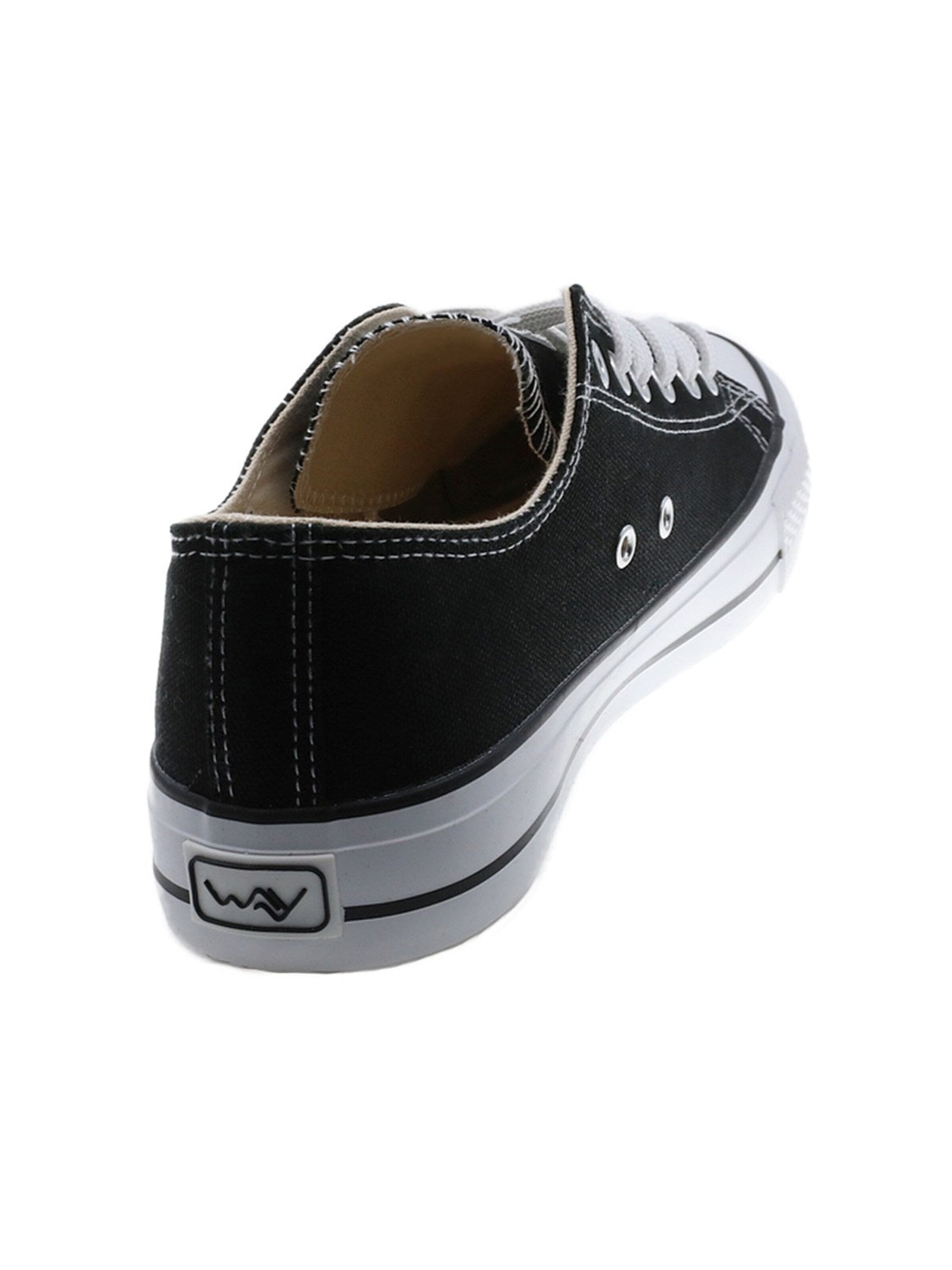 Beppi Schnürschuh 'Canvas Shoe'‌‌‌‌‌‌‌ in Schwarz