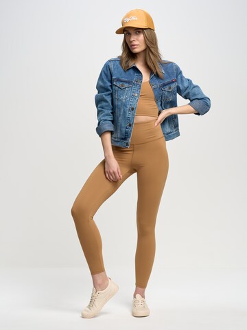 BIG STAR Skinny Funktionshose 'GALINA' in Gelb