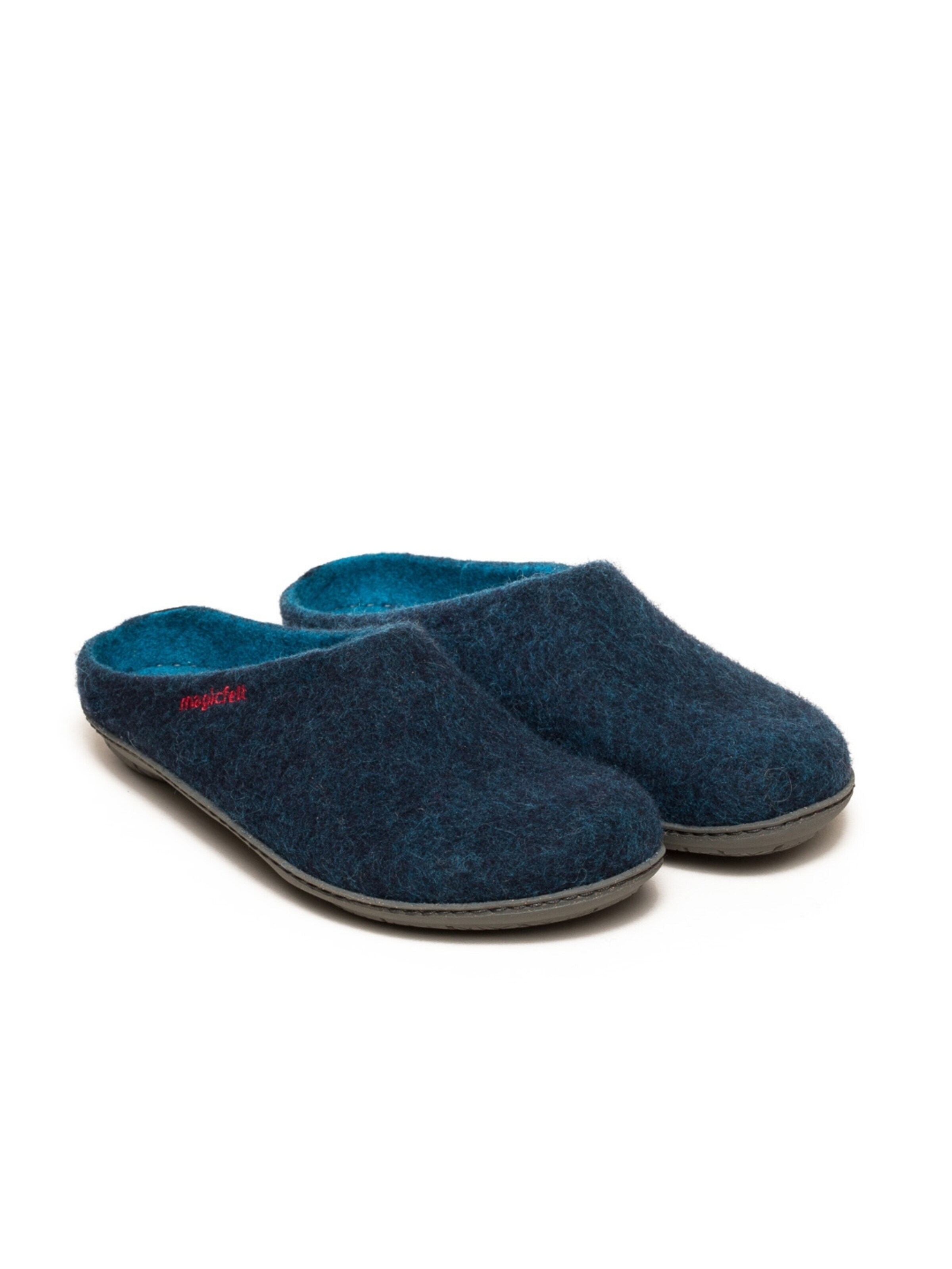 MagicFelt Slippers 'Filzpantoffel Magicfelt 736' in Green