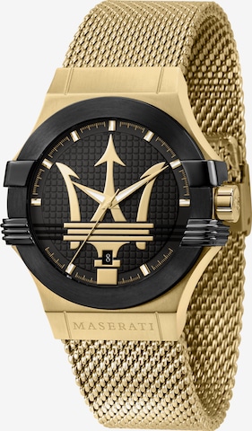 Maserati Analog Watch 'POTENZA' in Gold: front