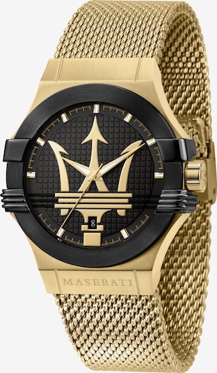 Maserati Analoog horloge 'POTENZA' in de kleur Goud, Productweergave