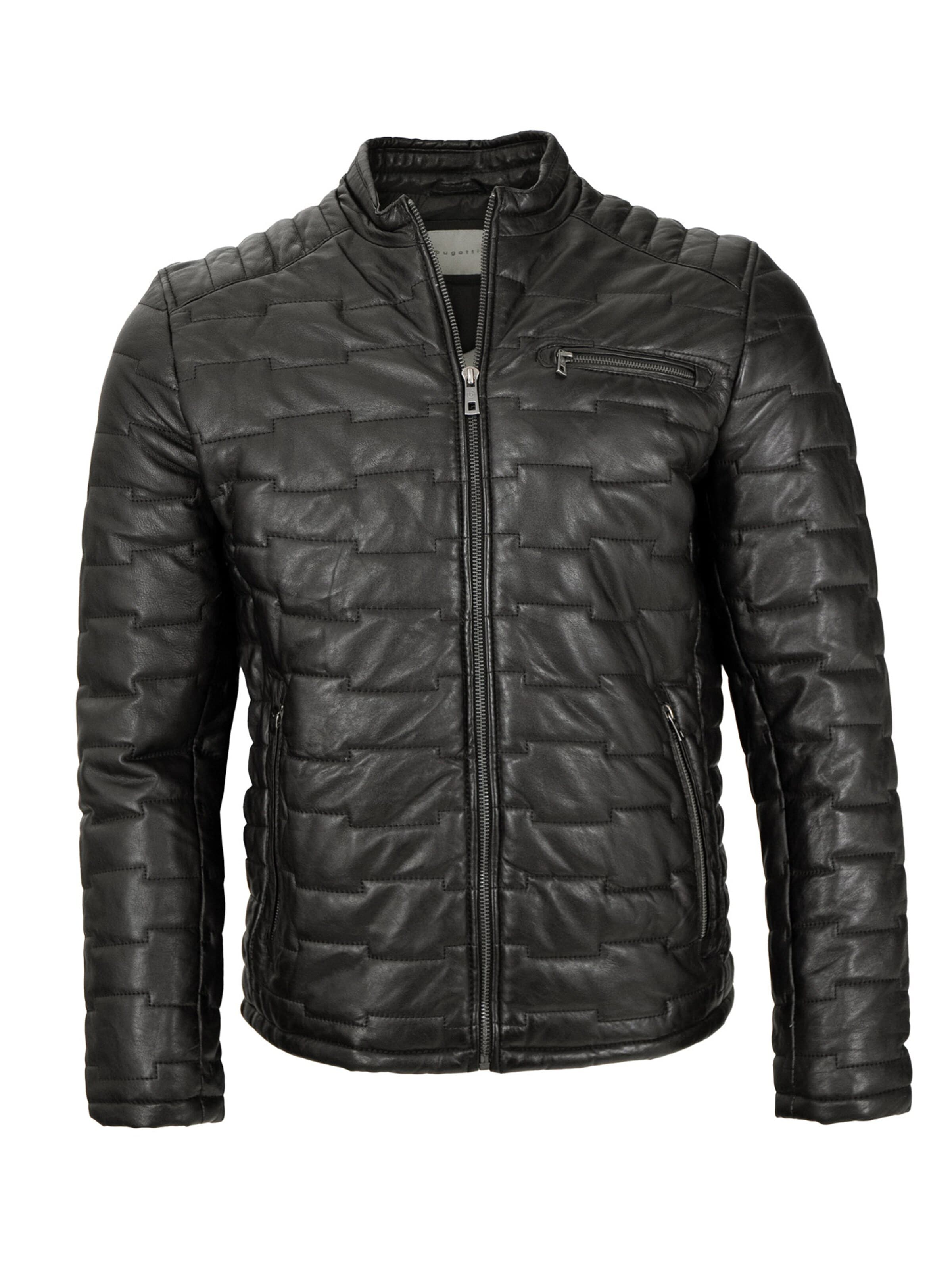 bugatti - Chaqueta de entretiempo '101' en negro: frente