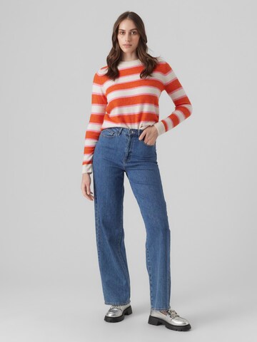 VERO MODA Sweater 'PLAZA' in Red