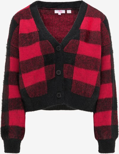 MYMO Knit Cardigan in Red / Black, Item view