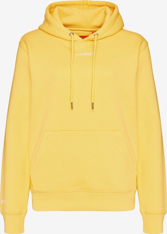 smiler. Sweatshirt in Yellow: front