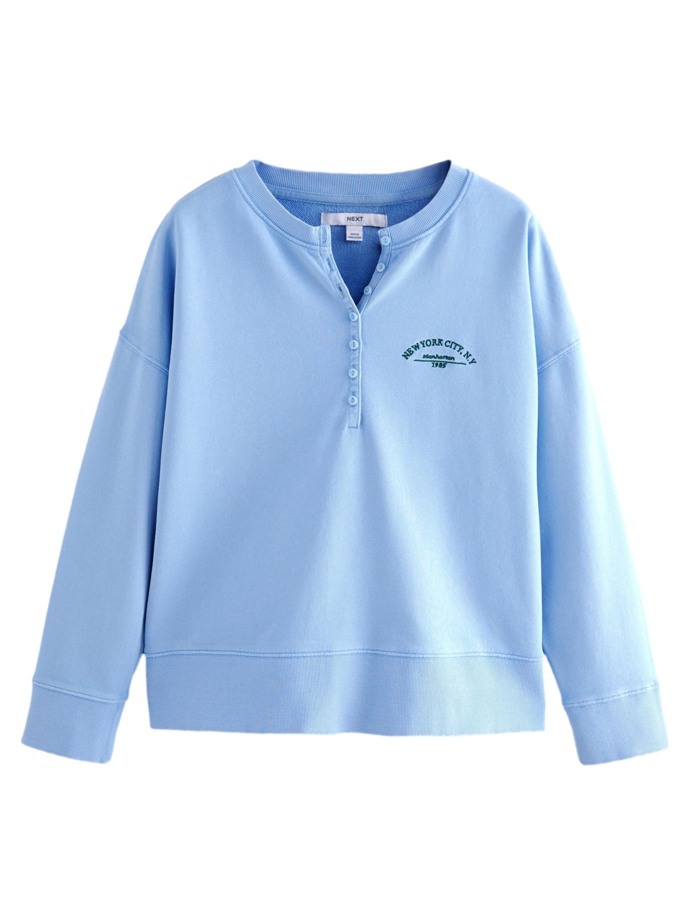 Next - Sudadera en azul: frente