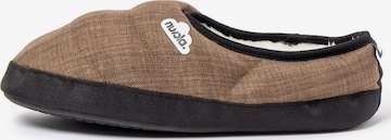 Nuvola. - Zapatillas de casa 'Marbled Chill' en marrón: frente