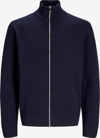 JACK & JONES Knit cardigan in Blue: front