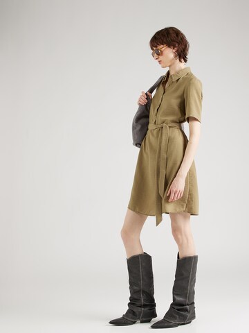 PIECES Shirt Dress 'MADDIE' in Green