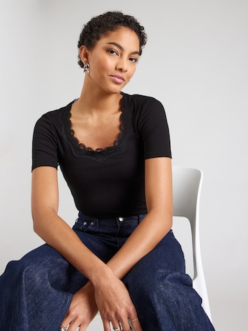 Tricou 'JDYETOILE' de la JDY pe negru: față