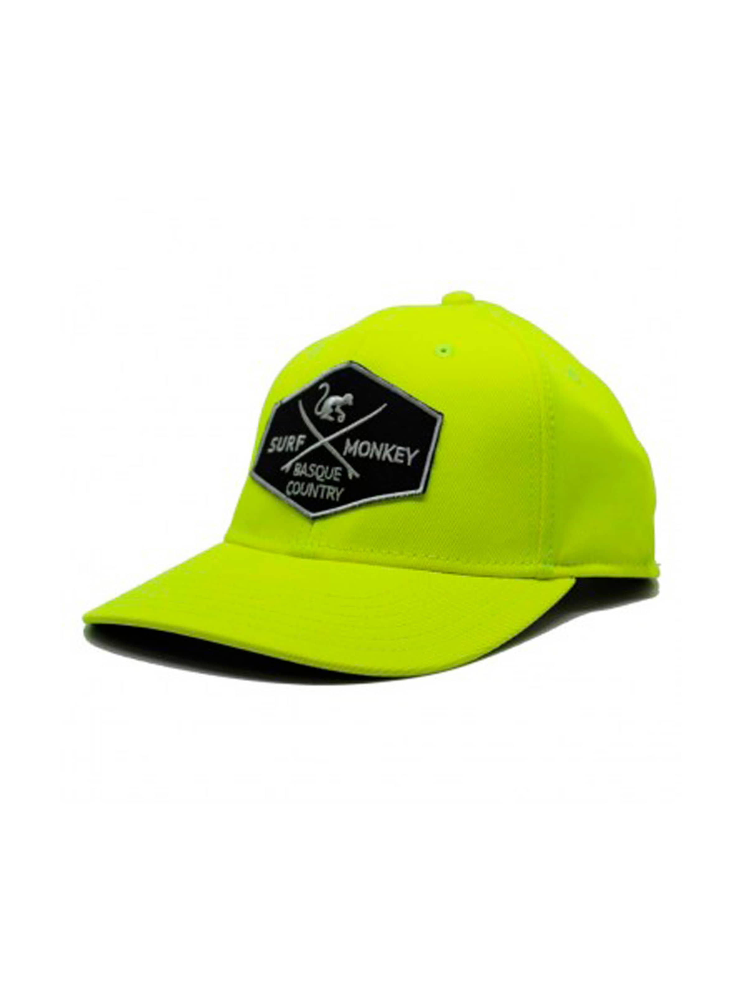 Surf Monkey - Gorra deportiva en amarillo: frente
