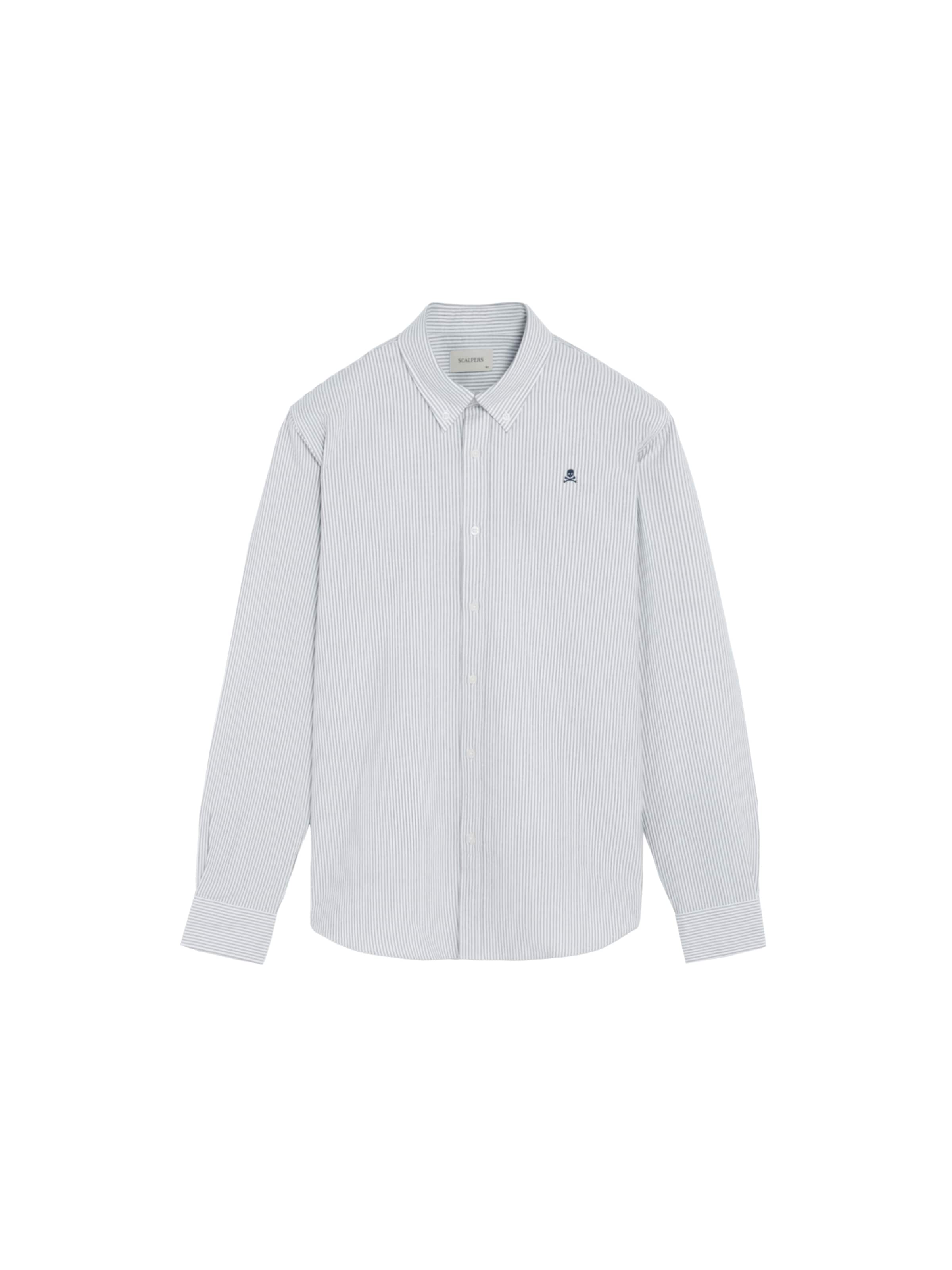 Regular fit Camicia ' ' di Scalpers in grigio: frontale