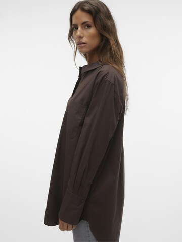 VERO MODA Blouse 'MATHILDE' in Brown