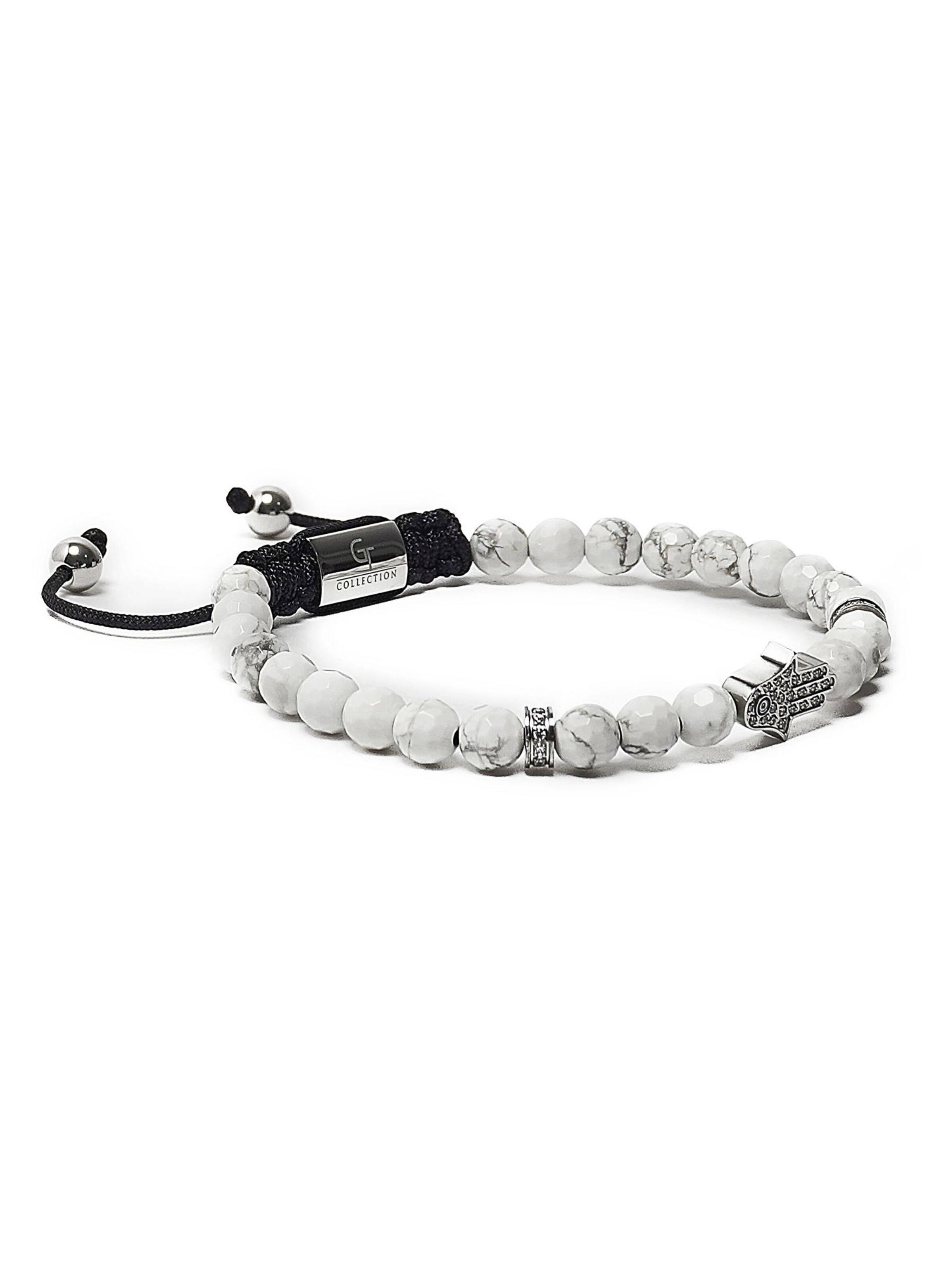 GT Collection Bracelet 'Hamsa Hand' in White