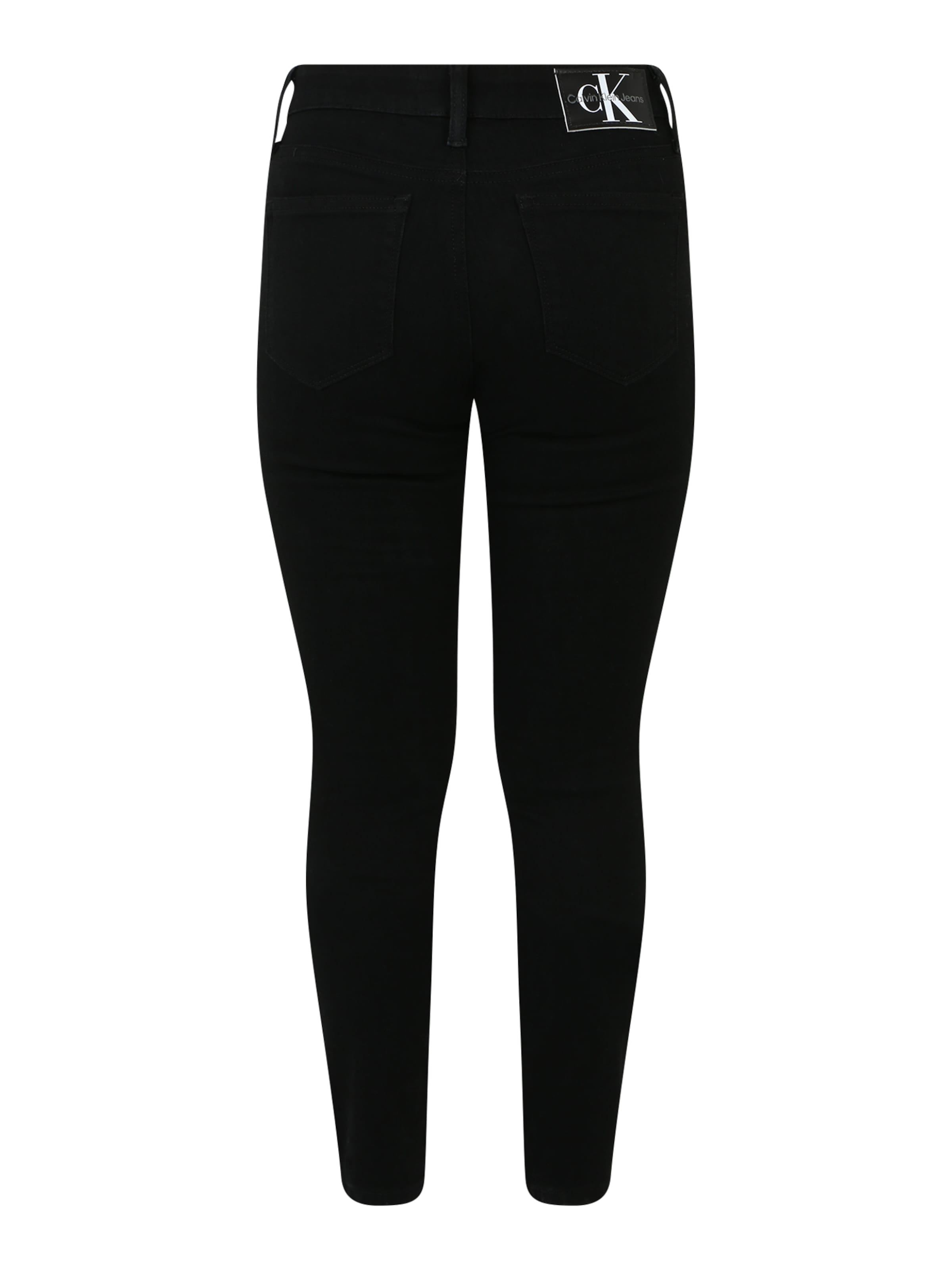 Calvin Klein Jeans Skinny Džíny – černá: přední strana