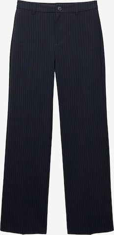 Wide leg Pantaloni con piega frontale di Pull&Bear in blu: frontale