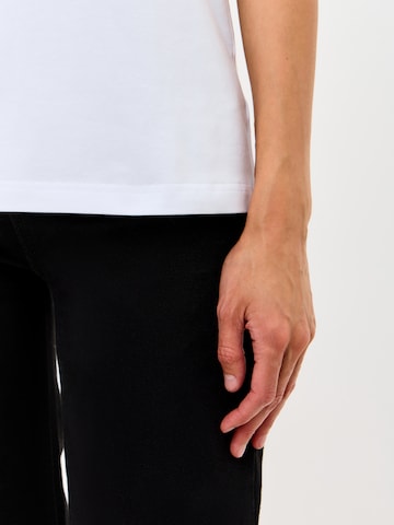 Cat e Lolette Shirt 'Mini Meow Cat' in White