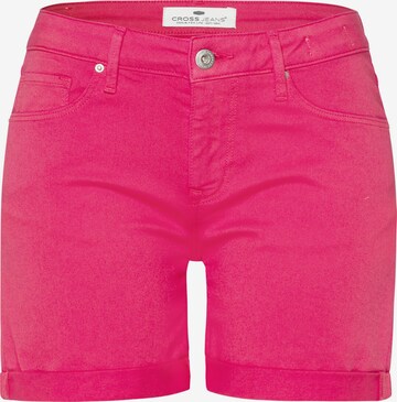Cross Jeans Slimfit Hose 'Zena' in Pink: predná strana