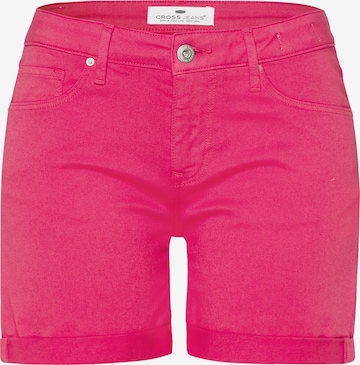 Cross Jeans Slimfit Hose 'Zena' in Pink: predná strana