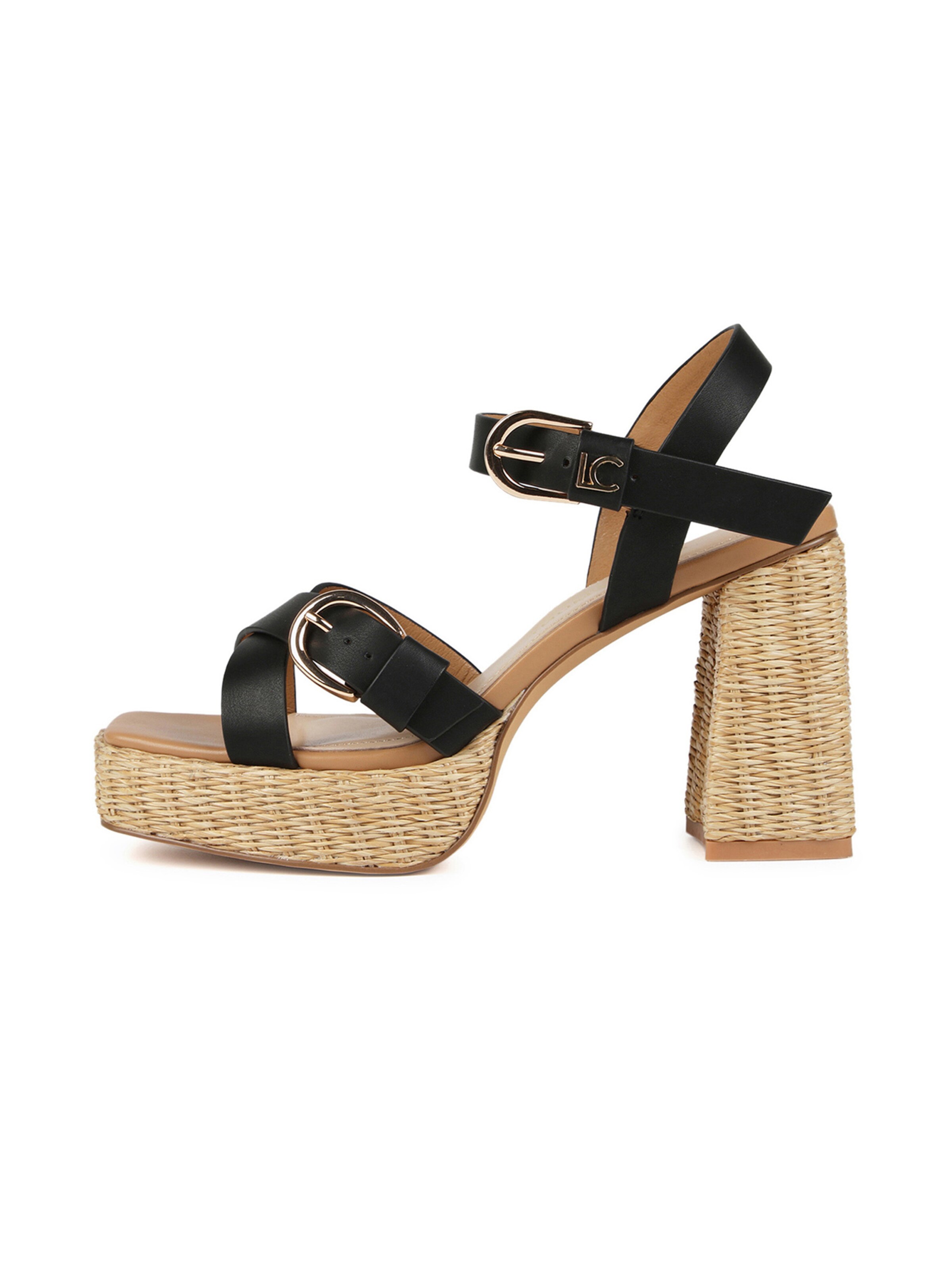 Lola Casademunt Σανδάλι σε μαύρο: μπροστά