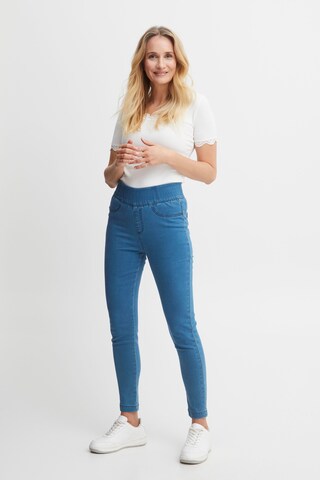 Fransa Skinny Leggings in Blauw