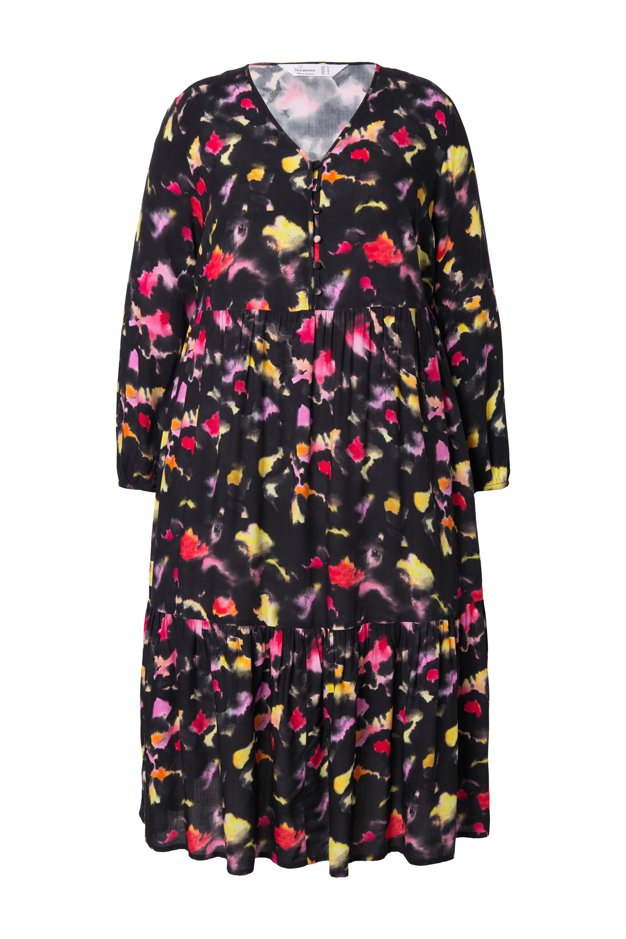 MIAMODA Blousejurk in Zwart: voorkant