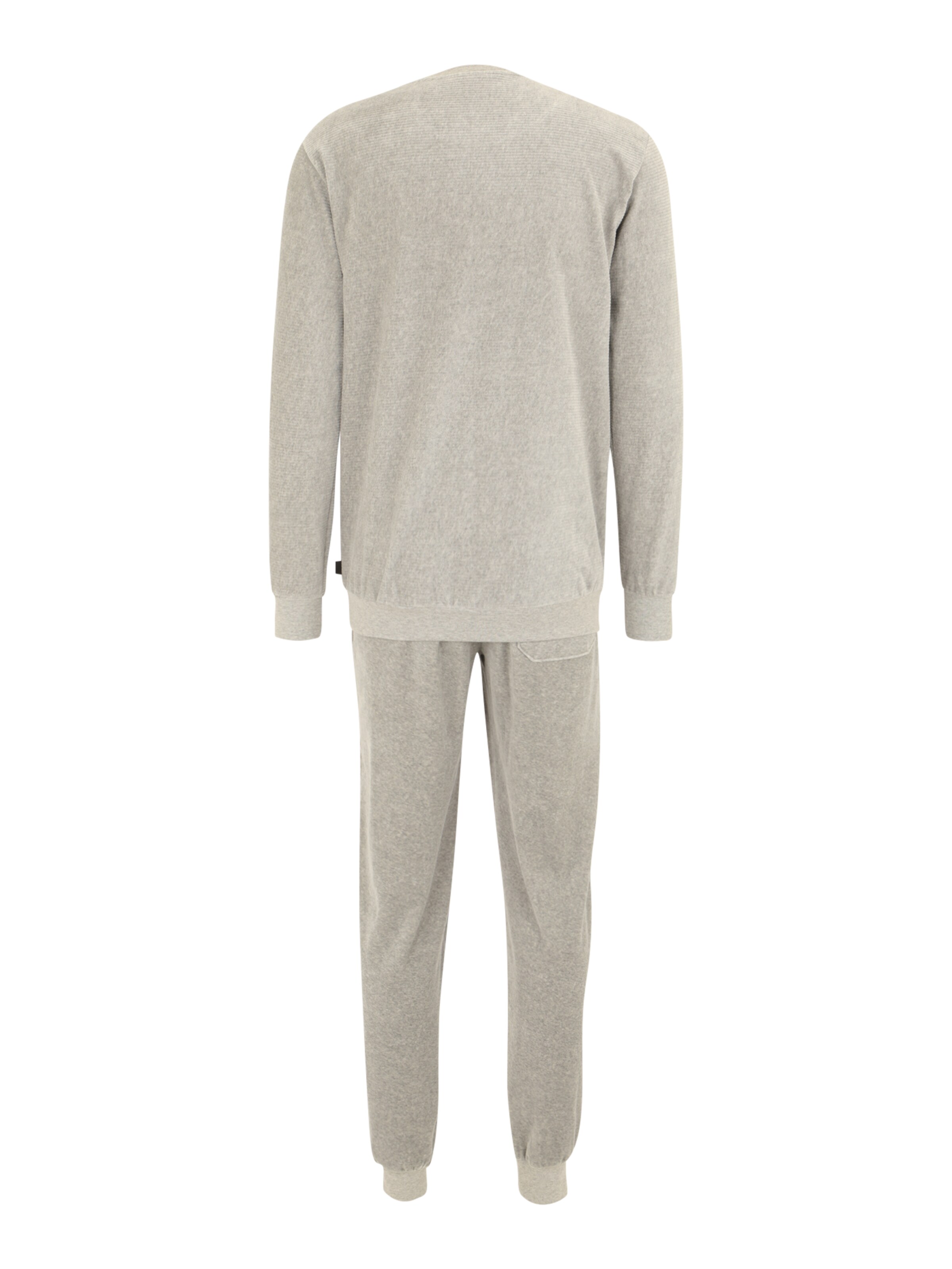 Homme Pyjama long Fashion Nightwear SCHIESSER en Gris Chiné 