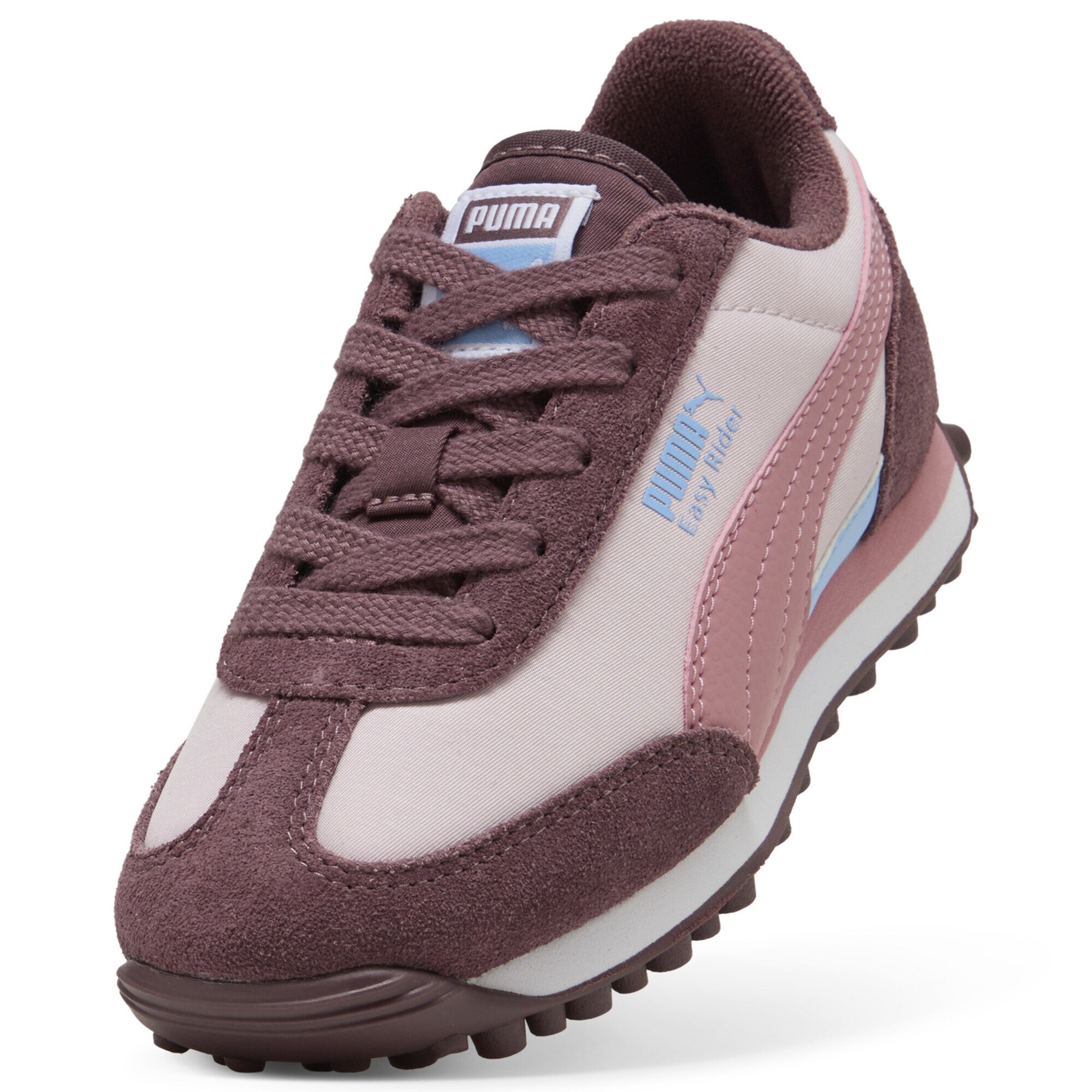 PUMA Baskets en 27,5 en rose pastel, Vue avec produit