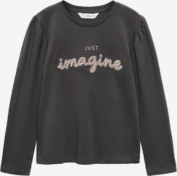 Haut 'Imagine' MANGO KIDS en gris : devant