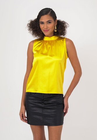 FRESHLIONS Blouse in Geel: voorkant
