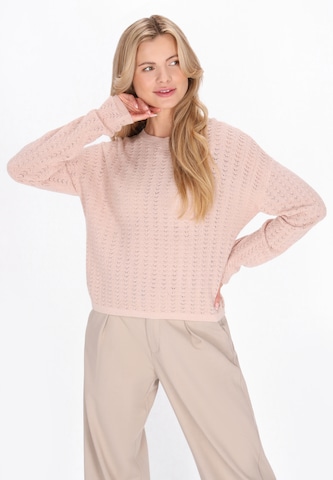 Usha - Jersey en rosa: frente