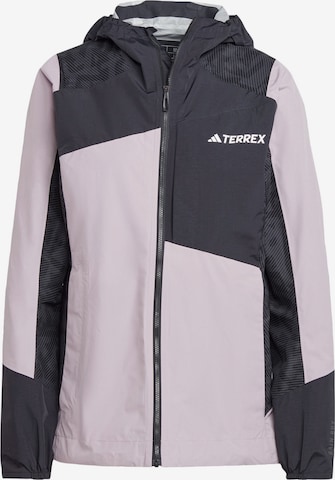 ADIDAS TERREX Outdoorjacke 'Xperior Hybrid' in Lila: Vorderseite