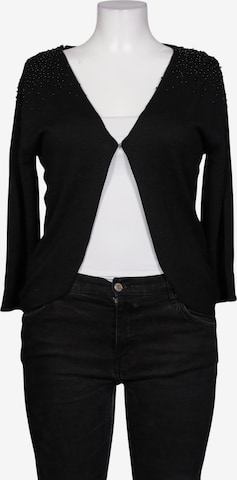 JAKE*S Strickjacke XXXL in Schwarz: Vorderseite