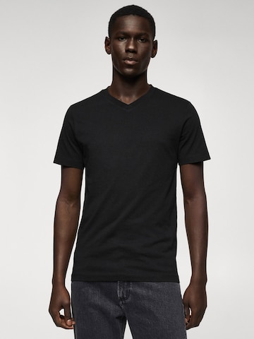 MANGO MAN Shirt 'CHELSEA' in Black: front