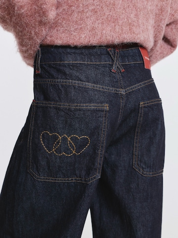 Pull&Bear Bő szár Farmer - kék