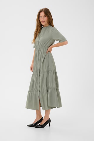 CULTURE - Vestidos camiseiros 'CUBreathe Antoinett' em verde