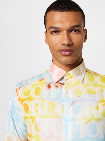 Fiorucci - Regular Fit Camisa em mistura de cores