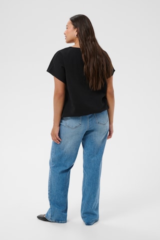 KAFFE CURVE - Blusa 'KCNana' en negro