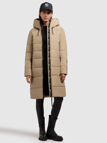 khujo Vinterfrakke ' JILIAS4 ' i beige