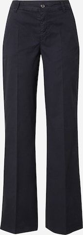 MAC Regular Pleated Pants 'NORA' in Blue: front