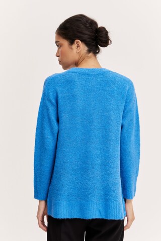 b.young Knit Cardigan in Blue
