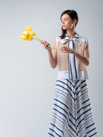 Gonna 'Zebra skirt' di Christine on the clouds in blu