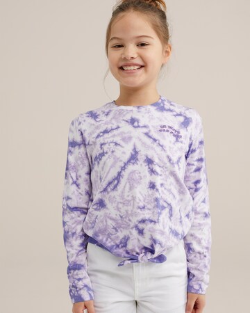 WE Fashion Shirt in Purple: front
