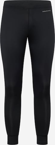 ENDURANCE Skinny Workout Pants 'Zane' in Black: front