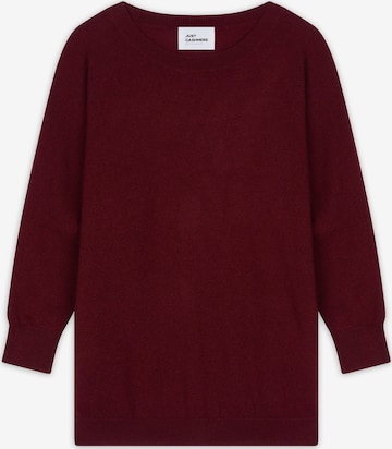 JUST CASHMERE Neulepaita 'Rebecca' värissä punainen: etupuoli